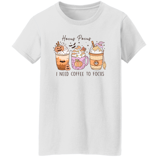 Hocus Pocus - I Need Coffee To Focus T-shirt