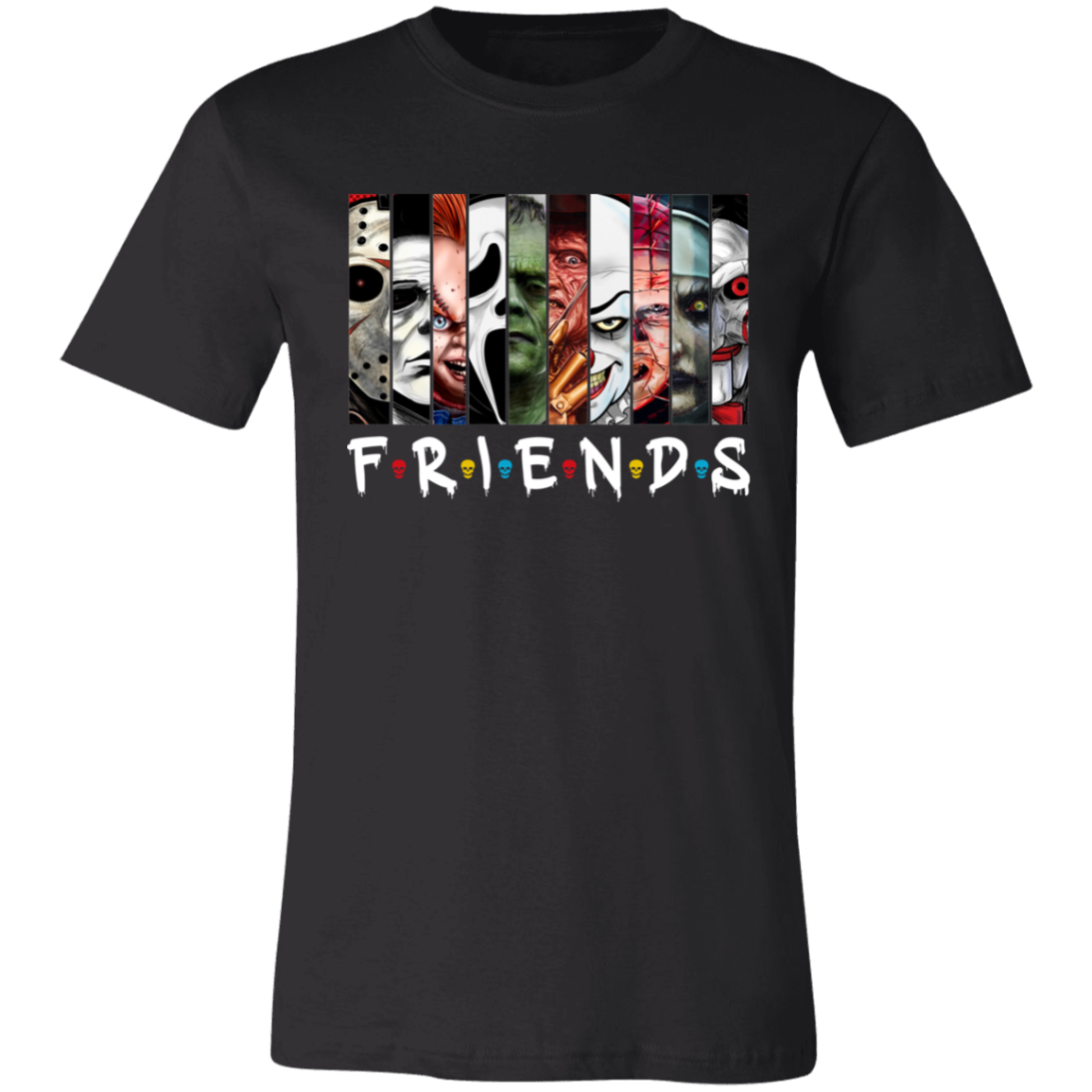 Horror Movie Characters "Friends" T-shirt