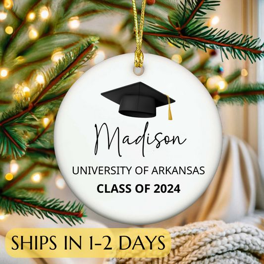Graduation Keepsake - Personalized Ornament