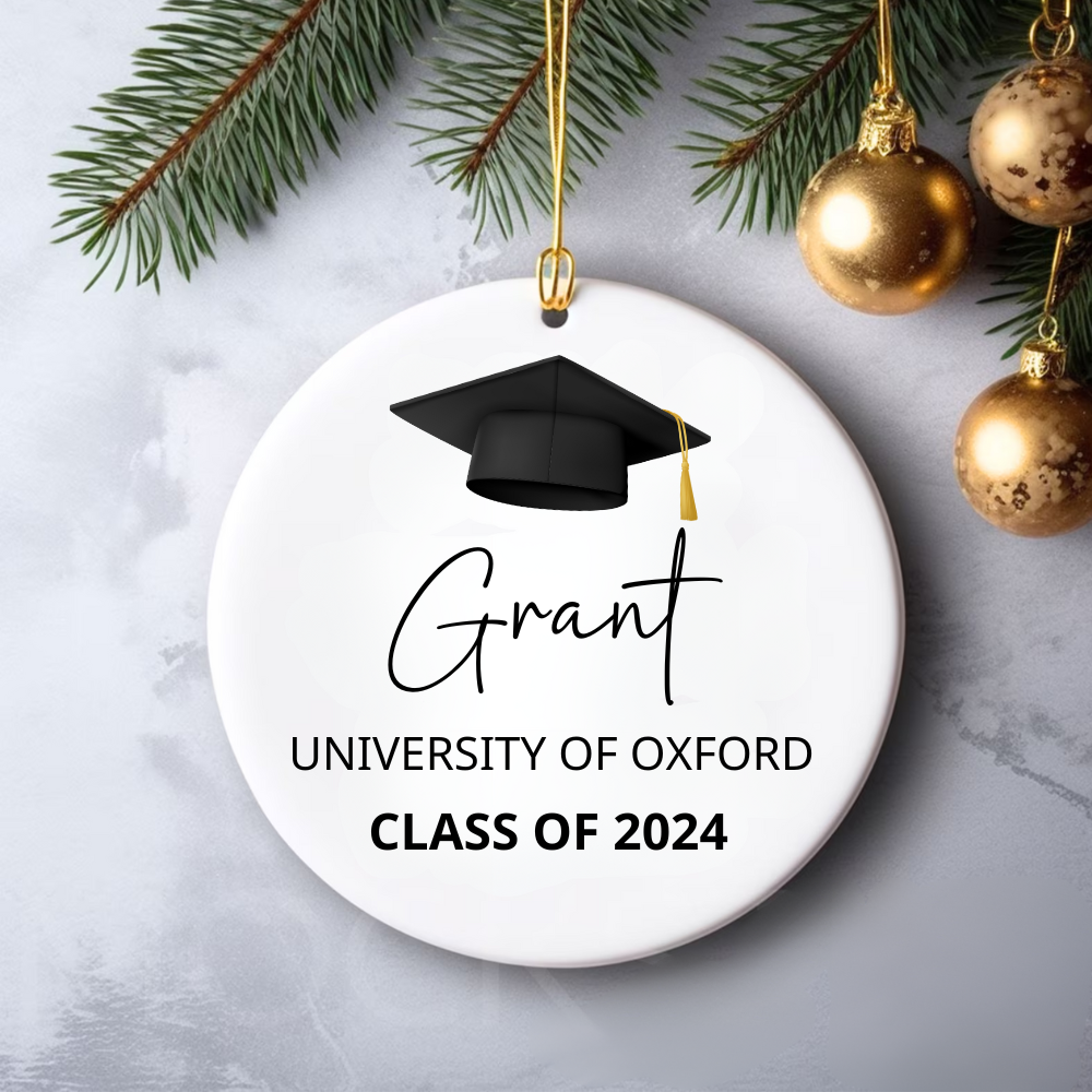 Graduation Keepsake - Personalized Ornament