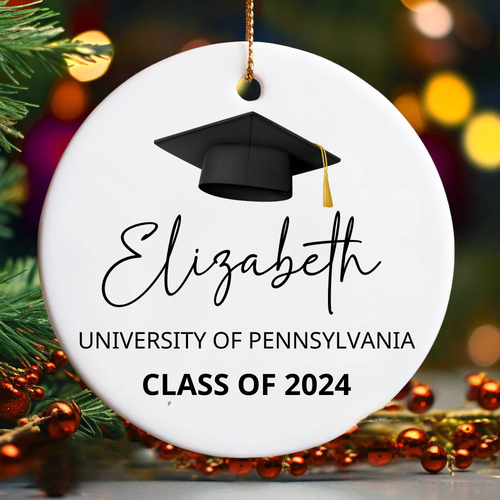 Graduation Keepsake - Personalized Ornament