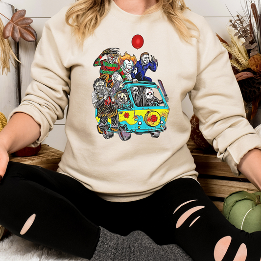 Horror Movie Characters Sweatshirt