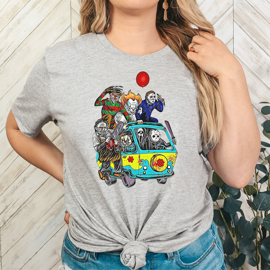Horror Movie Characters T-shirt