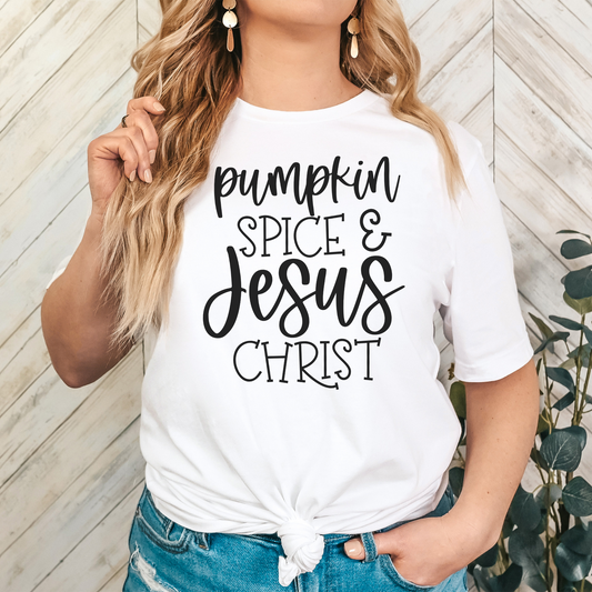 Pumpkin Spice & Jesus Christ T-shirt