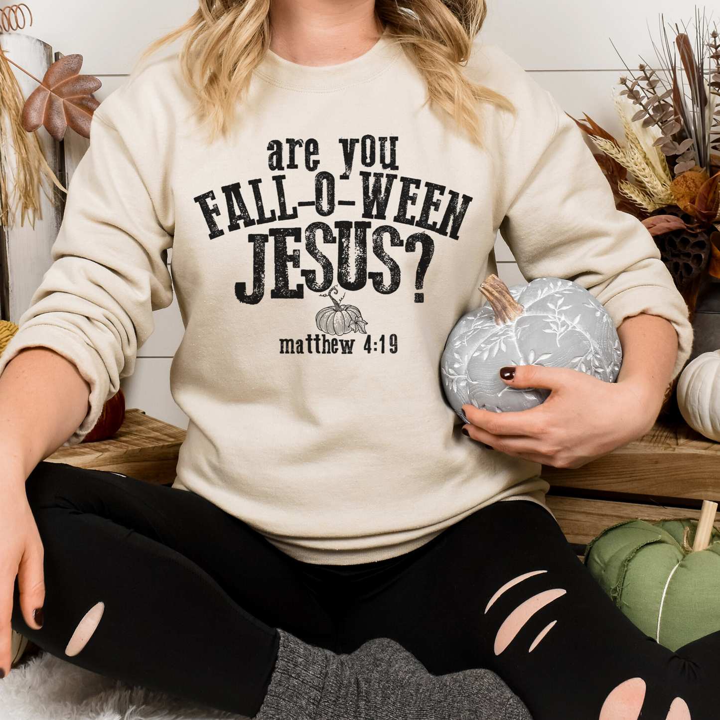 Fall-O-Ween Jesus Sweatshirt