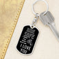 Dog Tag Keychain - Ride Safe