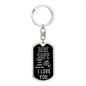 Dog Tag Keychain - Ride Safe