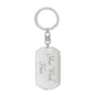 Dad - Dads With Beards Dog Tag Keychain