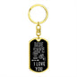 Dog Tag Keychain - Ride Safe