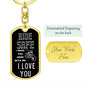 Dog Tag Keychain - Ride Safe