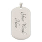 To My Son - "Never Forget I Love You" Dog Tag Necklace