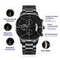 To My Husband - I Love You Forever & Always Engraved Watch