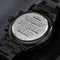 To My Husband - I Love You Forever & Always Engraved Watch