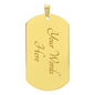 To My Son - "Never Forget I Love You" Dog Tag Necklace