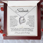 "To My Soulmate - My Missing Piece" Forever Love Necklace
