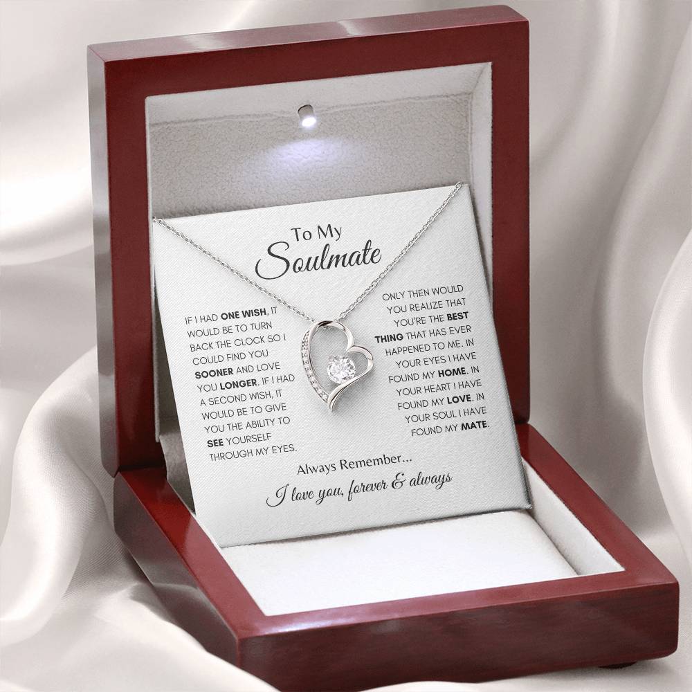 To My Soulmate - "You're The Best Thing" Love Necklace