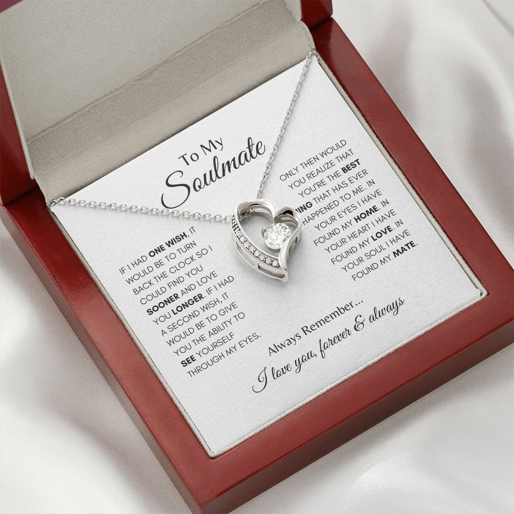 To My Soulmate - "You're The Best Thing" Love Necklace