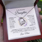 To My Daughter - "Always Keep Me In Your Heart- Love Mom" Heart Necklace