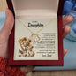 To My Daughter - "Forever Be My Baby Girl" Forever Love Necklace