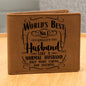 World's Best Husband Leather Wallet
