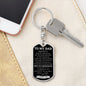 Dad - I Will Forever Be Grateful Keychain
