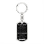 Dad - I Will Forever Be Grateful Keychain