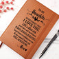 To My Daughter - "I Love You" Leather Journel