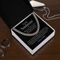 Personalized To My Soulmate - "I Love You The Most" Chain Necklace
