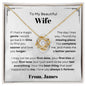Personalized To My Beautiful Wife - "I Found My Missing Piece" Necklace