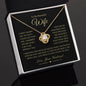 To My Beautiful Wife - "I Want To Be Your Last Everything" Love Necklace