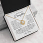 To My Daughter - "I Will Always Carry You in My Heart" Necklace Gift Set