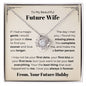To My Beautiful Future Wife - Personalized Love Knot Necklace