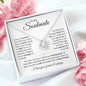"To My Soulmate - My Missing Piece" Love Knot Necklace