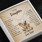 To My Daughter - "Proud of You" Necklace