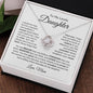 To My Daughter - "I Will Always Carry You in My Heart" Necklace Gift Set