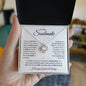 "To My Soulmate - My Missing Piece" Love Knot Necklace
