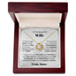 Personalized To My Beautiful Wife - "I Found My Missing Piece" Necklace