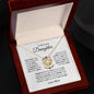 To My Lovely Daughter - "Beautiful Chapters, From Mom" Necklace
