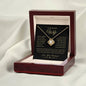 To My Beautiful Wife - "I Want To Be Your Last Everything" Love Necklace