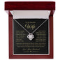 To My Beautiful Wife - "I Want To Be Your Last Everything" Love Necklace