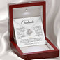 "To My Soulmate - My Missing Piece" Love Knot Necklace