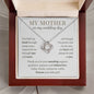 To My Mother on my Wedding Day - "Forever Your Little Girl" Love Necklace