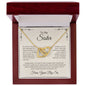 Personalized To My Sister - "Unbreakable Bond" Interlocking Hearts Necklace