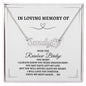 Personalized Pet Necklace - "Over The Rainbow Bridge"