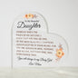 To My Beautiful Daughter - "Always Be My Baby Girl" Love, Mom