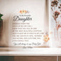 To My Beautiful Daughter - "Always Be My Baby Girl" Love, Mom