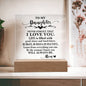 To My Daughter - "I Love You" Leather Journel