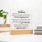 To My Husband - I Love You Forever & Always Acrylic Plaque