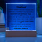 To My Husband - I Love You Forever & Always Acrylic Plaque