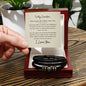 To My Grandson - Never Forget How Much I Love You Bracelet